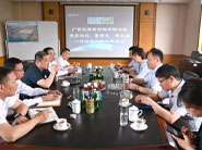 廣西北港新材料黨委書記、董事長黃慶周一行來訪大明